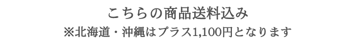 送料込みのお値段です