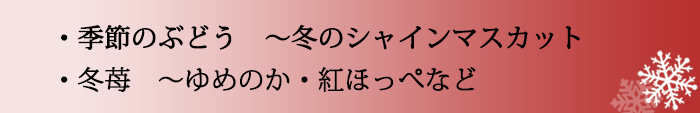 ラッピングフルーツ specialchristmas