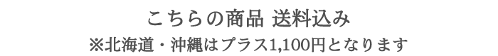 送料込みのお値段です