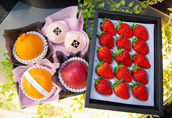初春のフルーツギフト　苺、デコポン、せとか、王林、うまかんな